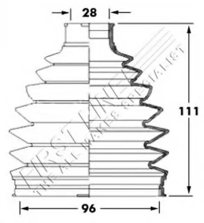 Пыльник, приводной вал FIRST LINE купить