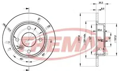 Тормозной диск Premium Carbon + FREMAX купить