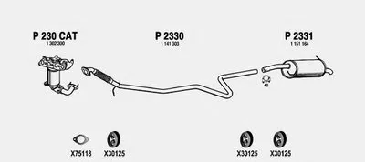 Система выпуска ОГ FENNO купить