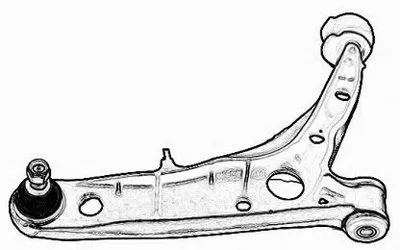Рычаг независимой подвески колеса, подвеска колеса ASHUKI купить