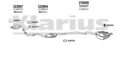 Система выпуска ОГ KLARIUS купить