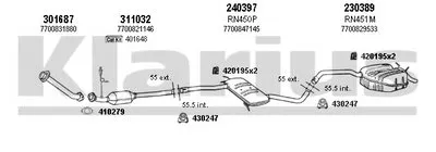Система выпуска ОГ KLARIUS купить