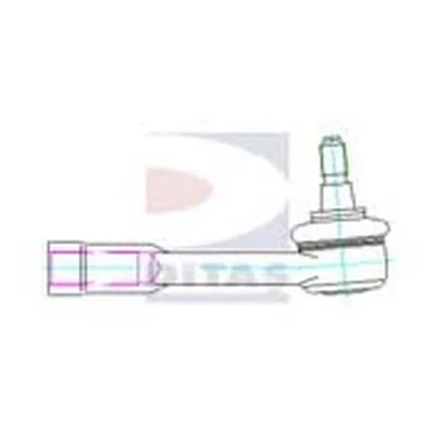 Наконечник поперечной рулевой тяги DITAS купить