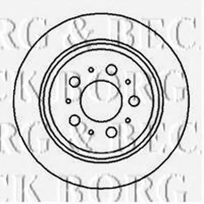 Тормозной диск BORG & BECK купить