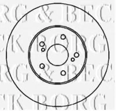 Тормозной диск BORG & BECK купить
