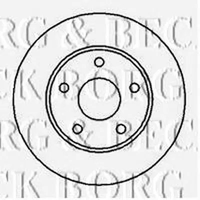 Тормозной диск BORG & BECK купить