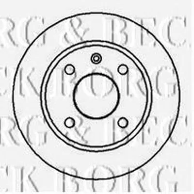 Тормозной диск BORG & BECK купить