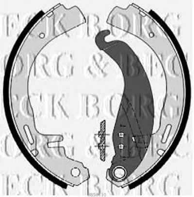 Комплект тормозных колодок BORG & BECK купить