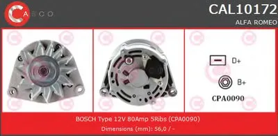 Генератор REMANUFACTURED SERIES CASCO купить