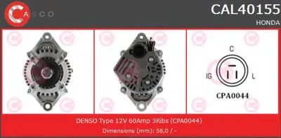 Генератор BRAND NEW SERIES CASCO купить