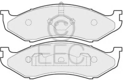 Комплект тормозных колодок, дисковый тормоз EEC купить