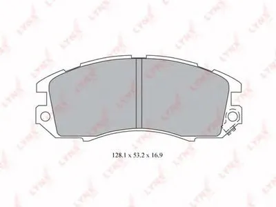 Комплект тормозных колодок, дисковый тормоз LYNXauto купить