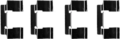 Комплектующие, колодки дискового тормоза HELLA PAGID купить