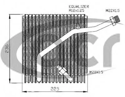 Испаритель, кондиционер ACR купить