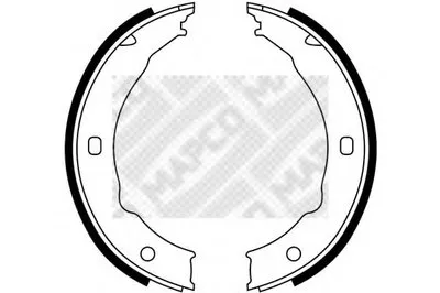 Комплект тормозных колодок MAPCO купить