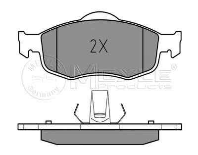 Комплект тормозных колодок, дисковый тормоз PLATINUM PAD MEYLE купить