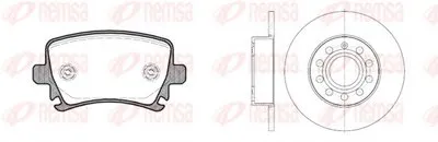 Комплект тормозов, дисковый тормозной механизм Twin Kit REMSA купить