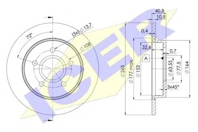 Тормозной диск ICER купить