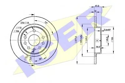 Тормозной диск ICER купить