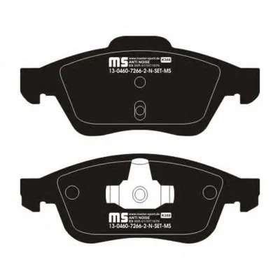 Комплект тормозных колодок, дисковый тормоз Anti-Noise MASTER-SPORT купить