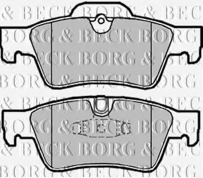 Комплект тормозных колодок, дисковый тормоз BORG & BECK купить