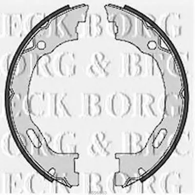 Комплект тормозных колодок BORG & BECK купить