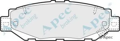 Комплект тормозных колодок, дисковый тормоз APEC braking купить