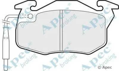 Комплект тормозных колодок, дисковый тормоз APEC braking купить