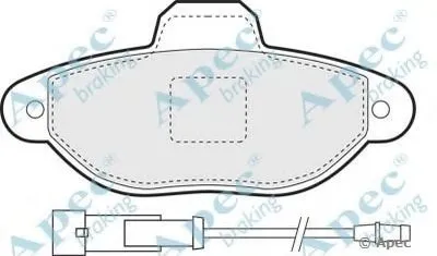 Комплект тормозных колодок, дисковый тормоз APEC braking купить