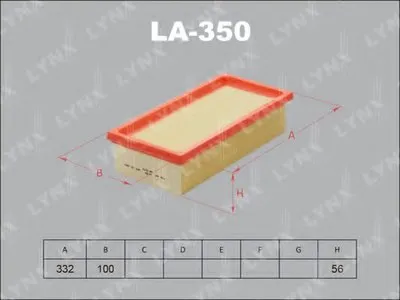 Воздушный фильтр LYNXauto купить