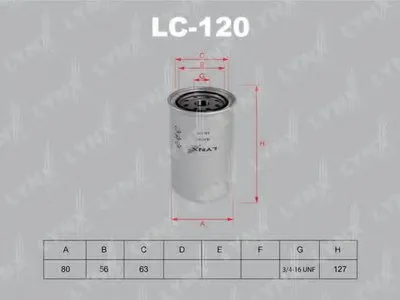 Масляный фильтр LYNXauto купить