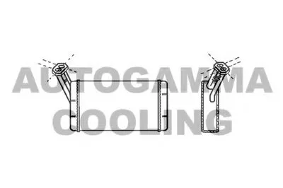 Теплообменник, отопление салона AUTOGAMMA купить
