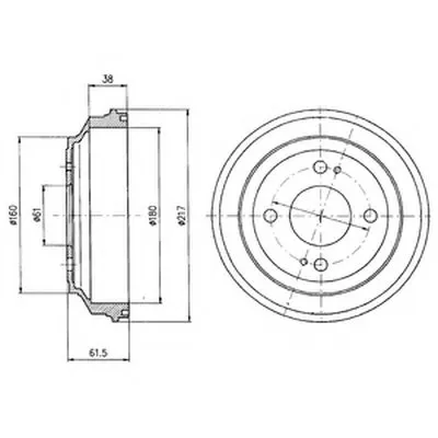 Тормозной барабан DELPHI купить