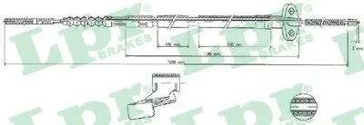 Трос, стояночная тормозная система LPR купить