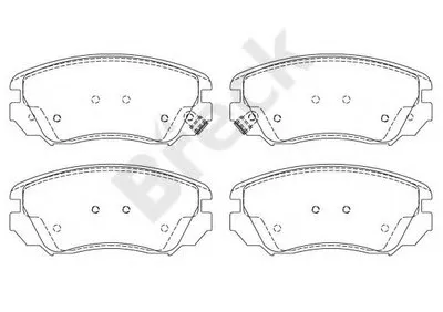 Комплект тормозных колодок, дисковый тормоз BRECK купить