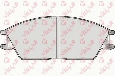 Комплект тормозных колодок, дисковый тормоз VILLAR купить