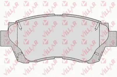 Комплект тормозных колодок, дисковый тормоз VILLAR купить