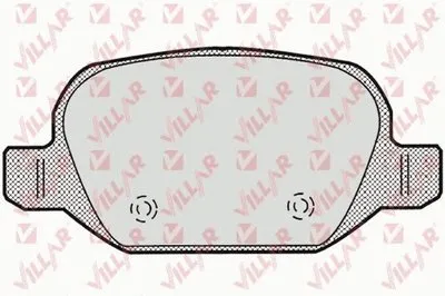 Комплект тормозных колодок, дисковый тормоз VILLAR купить