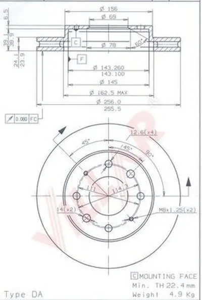 Тормозной диск VILLAR купить
