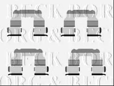 Комплектующие, колодки дискового тормоза BORG & BECK купить