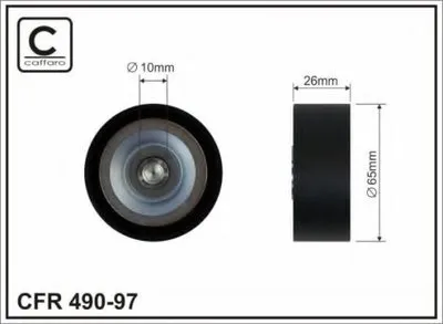 Паразитный / ведущий ролик, поликлиновой ремень CAFFARO купить