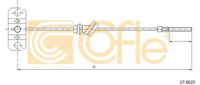Трос, стояночная тормозная система COFLE купить