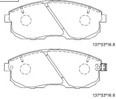 Комплект тормозных колодок, дисковый тормоз ASIMCO купить