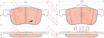 Комплект тормозных колодок, дисковый тормоз Dr!ve+ купить