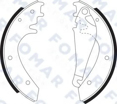 Комплект тормозных колодок FOMAR Friction купить