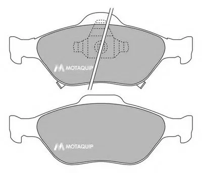 Комплект тормозных колодок, дисковый тормоз MOTAQUIP купить