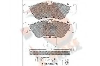 Комплект тормозных колодок, дисковый тормоз R BRAKE купить