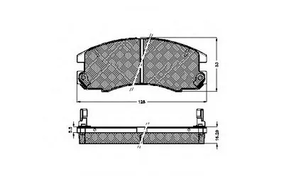 Комплект тормозных колодок, дисковый тормоз SPIDAN купить