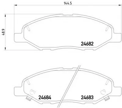 Комплект тормозных колодок, дисковый тормоз HELLA купить