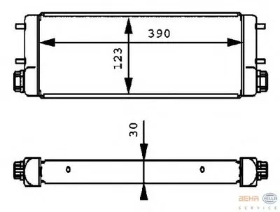 масляный радиатор, двигательное масло BEHR HELLA SERVICE HELLA купить